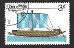 Stamps Vietnam -  1690 - Barco