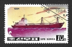Sellos de Asia - Corea del norte -  2413 - Barco Coreano