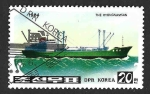Stamps North Korea -  2414 - Barco Coreano