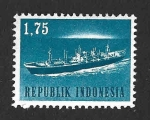 Stamps Indonesia -  628 - Transporte y Comunicaciones