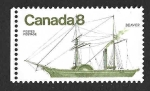 Stamps Canada -  671 - Barco Canadiense