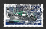 Stamps Germany -  1716 - Feria de Primavera de Leipzig (DDR)
