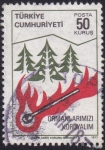 Stamps Turkey -  Conservación bosques