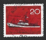 Stamps Germany -  929 - Barco de Rescate