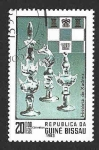 Stamps Guinea Bissau -  478 - Historia del Ajedrez