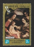 Stamps Laos -  572 - Pinturas de Correggio