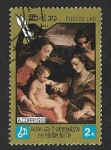 Stamps Laos -  572 - Pinturas de Correggio