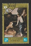 Stamps Laos -  574 - Pinturas de Correggio