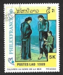 Stamps Laos -  933 - Pinturas de Picasso
