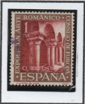 Stamps Spain -  Monasterio s' Silos