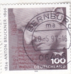 Stamps Germany -  Anton Bruckner-compositor