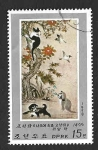 Stamps North Korea -  1763 - Pintura de Ri Am