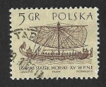 Stamps Poland -  1299 - Barcos Antiguos