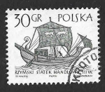Stamps Poland -  1302 - Barcos Antiguos