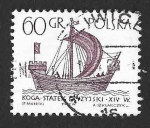 Stamps Poland -  1304 - Barcos Antiguos