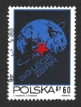 Sellos de Europa - Polonia -  1955 - L Aniversario de la Unión Soviética