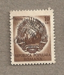 Stamps Romania -  Armas de la república