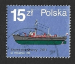 Stamps Poland -  2889 - Barco Bombero