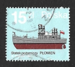 Stamps Poland -  2890 - Barco Bombero