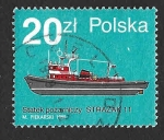 Stamps Poland -  2892 - Barco Bombero