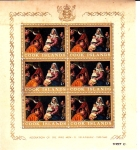 Stamps Cook Islands -  Adoración de los Reyes Magos, de Diego Velázquez