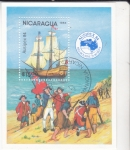 Stamps : America : Nicaragua :  DESCUBRIMIENTO
