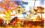 Stamps Central African Republic -  LEONES