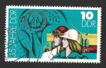 Stamps Germany -  2438 - XXXV Aniversario de la República (DDR)