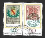 Stamps Germany -  1281-1282 - Día del Sello y Encuentro de Filatelistas Alemanes