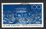 Stamps Germany -  1578 - XL Aniversario del Consejo de Europa