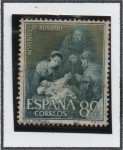 Stamps Spain -  Misterios d' Santo Rosario: Nacimiento d' Jesus