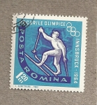 Sellos de Europa - Rumania -  Olimpiadas de invierno Innsbruck 64