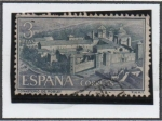 Sellos de Europa - Espaa -  Monasterio d' Santa María d' Poblet: Vista General