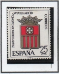 Stamps Spain -  Escudo d' l' Orden d 'l' Merced