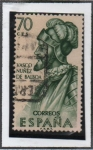 Stamps Spain -  Vasco Núñez ' Balboa