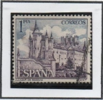 Stamps Spain -  Alcázar d' Segovia