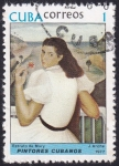 Stamps Cuba -  Retrato de Mary, J.Arche