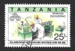 Sellos de Africa - Tanzania -  703 - XX Aniversario del Banco de Inversiones de Tanzania