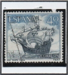 Sellos de Europa - Espaa -  Nao Santa María