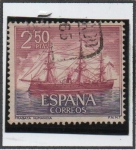 Sellos de Europa - Espaa -  Fragata Numancia