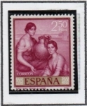 Stamps Spain -  Marta y María