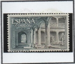 Sellos de Europa - Espaa -  Monasterio d' Yute: Claustro