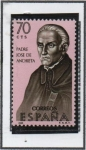 Stamps Spain -  P. Jose d' Anchieta