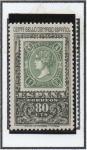 Stamps Spain -  Centenario d' primer sello dentado