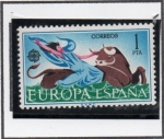 Stamps Spain -  El Rapto d' Europa