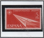 Stamps Spain -  Alegorías: Flecha d, Papel