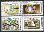 Stamps Asia - Georgia -  390-393 - L Aniversario de EUROPA CEPT