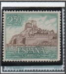 Stamps Spain -  Castillos: Peñiscola