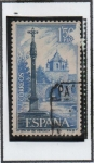 Stamps Spain -  Monasterio d' Veruela: Calvario
