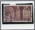 Stamps Spain -  Monasterio d' Veruela: Claustro Gotico